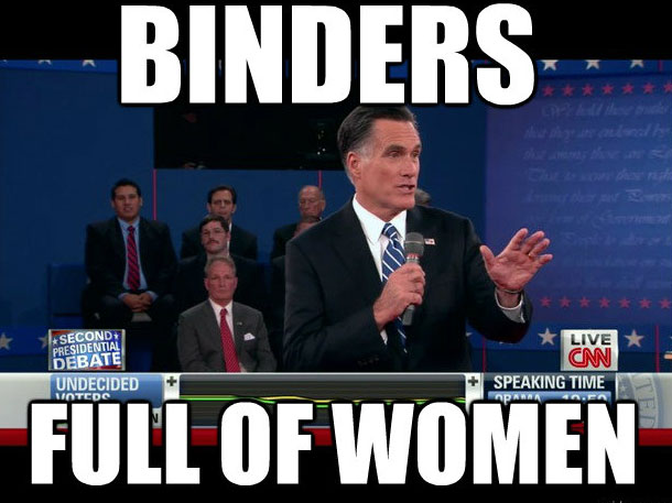 mitt romney binders full of women meme 01