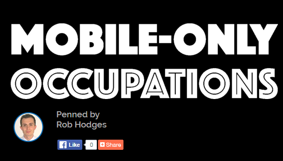mobile only occupations